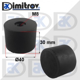 Антивибрационен тампон М 8 х Ø 40 х 30 mm